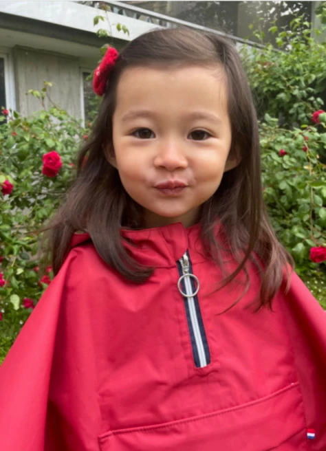 Cape De Pluie Vélo Enfant - Temps Des Grenouilles 6 Cape De Pluie Vélo Enfant - Temps Des Grenouilles – Image 6