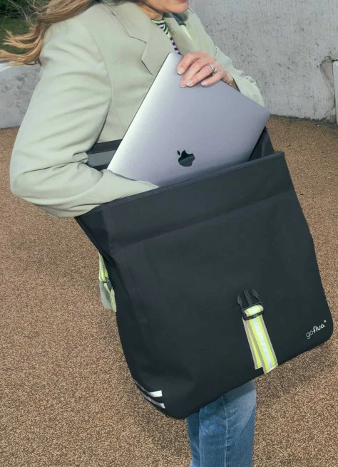 Cartable Porte-bagages Vélo Robin - GoFluo 5 Cartable Porte-bagages Vélo Robin - GoFluo – Image 5