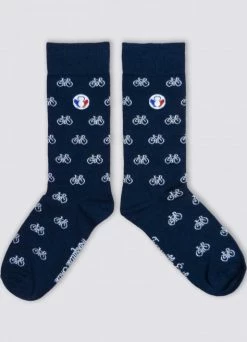 Chaussettes Vélo - Tranquille Émile 8 Chaussettes Vélo - Tranquille Émile -Accessoires vélo Soldes chaussette velo 8