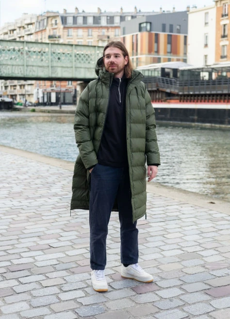 Doudoune Vélo Longue Avec Couvre-jambes - Maium Amsterdam 5 Doudoune Vélo Longue Avec Couvre-jambes - Maium Amsterdam – Image 5