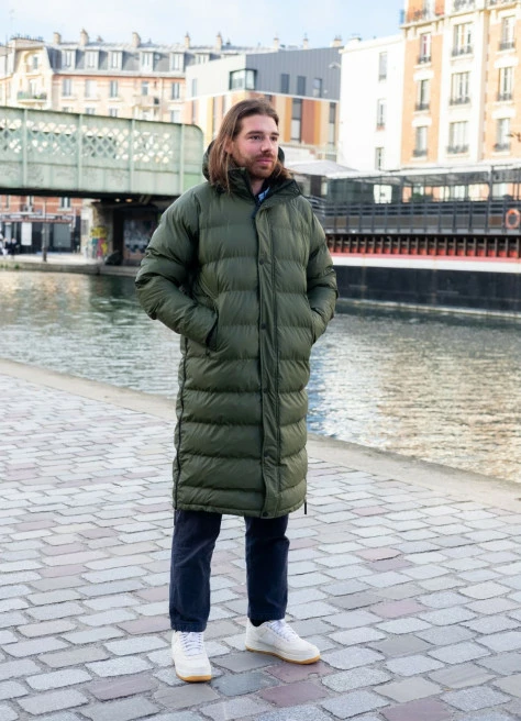 Doudoune Vélo Longue Avec Couvre-jambes - Maium Amsterdam 1 Doudoune Vélo Longue Avec Couvre-jambes - Maium Amsterdam