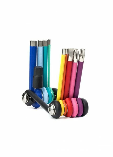 Multi-outils Vélo Multicolore - Kikkerland 1 Multi-outils Vélo Multicolore - Kikkerland